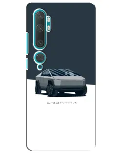 Чехол для Xiaomi Mi Note 10 с картинкой «Серебристый Cybertruck Tesla» Чехол для Xiaomi Mi Note 10 с картинкой «Серебристый Cybertruck Tesla»
