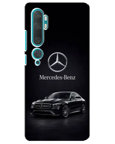 Чехол для Xiaomi Mi Note 10 с картинкой «Mercedes — решетка радиатора»