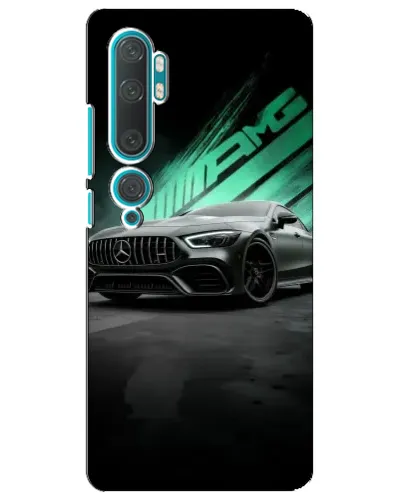 Чехол для Xiaomi Mi Note 10 с картинкой «Темный Mercedes AMG»