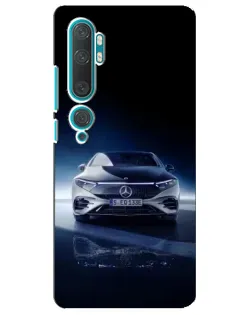 Чехол для Xiaomi Mi Note 10 с картинкой «Ночной Mercedes EQ» Чехол для Xiaomi Mi Note 10 с картинкой «Ночной Mercedes EQ»