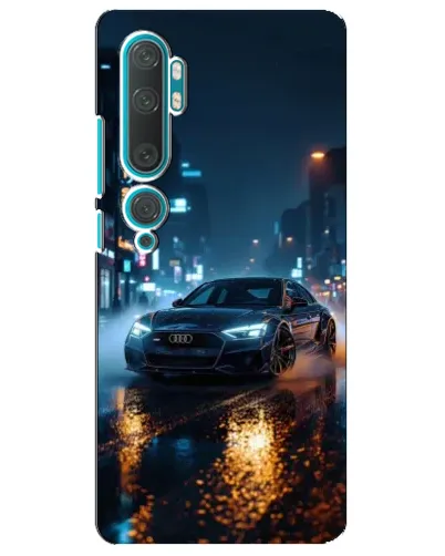 Чехол для Xiaomi Mi Note 10 с картинкой «Ночной город и Audi» Чехол для Xiaomi Mi Note 10 с картинкой «Ночной город и Audi»