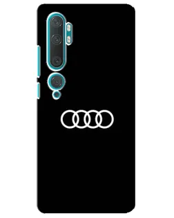 Чехол для Xiaomi Mi Note 10 с картинкой «Audi White Logo» Чехол для Xiaomi Mi Note 10 с картинкой «Audi White Logo»
