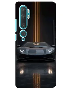 Чехол для Xiaomi Mi Note 10 с картинкой «Lamborghini золотые линии» Чехол для Xiaomi Mi Note 10 с картинкой «Lamborghini золотые линии»