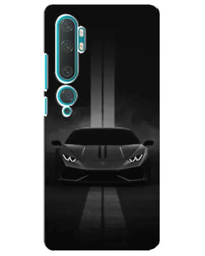 Чехол для Xiaomi Mi Note 10 с картинкой «Lamborghini симметрия дорог»