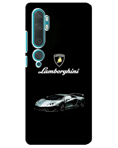 Чехол для Xiaomi Mi Note 10 с картинкой «Логотип Lamborghini классика»