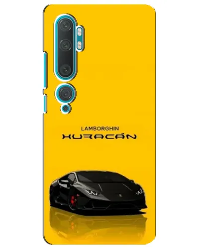 Чехол для Xiaomi Mi Note 10 с картинкой «Lamborghini Huracan черный»