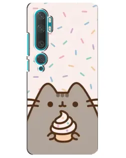 Чехол для Xiaomi Mi Note 10 с картинкой «Пушин с кексом» Чехол для Xiaomi Mi Note 10 с картинкой «Пушин с кексом»