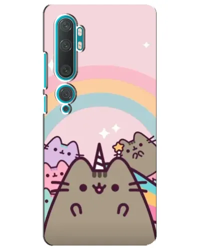 Чехол для Xiaomi Mi Note 10 с картинкой «Единорог Pusheen» Чехол для Xiaomi Mi Note 10 с картинкой «Единорог Pusheen»