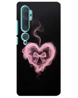 Чехол для Xiaomi Mi Note 10 с картинкой «Дымчатое сердце»