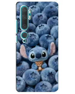 Чехол для Xiaomi Mi Note 10 с картинкой «Стич и голубика» Чехол для Xiaomi Mi Note 10 с картинкой «Стич и голубика»