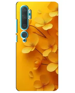 Чохол для Xiaomi Mi Note 10 з картинкою «Золоті пелюстки»