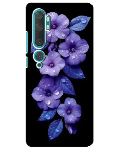 Чохол для Xiaomi Mi Note 10 з картинкою «Фіолетові квіти з росою» Чохол для Xiaomi Mi Note 10 з картинкою «Фіолетові квіти з росою»