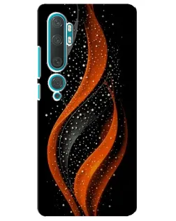 Чехол для Xiaomi Mi Note 10 с картинкой «Огненная звездная волна»