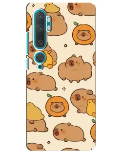Чехол для Xiaomi Mi Note 10 с картинкой «Капибары с апельсинами» Чехол для Xiaomi Mi Note 10 с картинкой «Капибары с апельсинами»