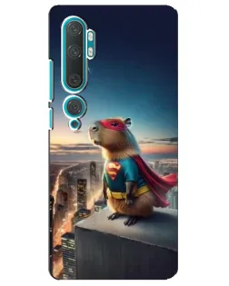 Чехол для Xiaomi Mi Note 10 с картинкой «Капи-мен супергерой»