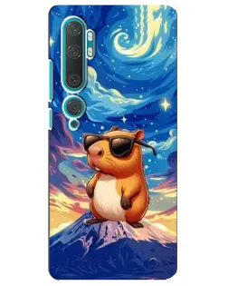 Чехол для Xiaomi Mi Note 10 с картинкой «Капибара Ван Гога»