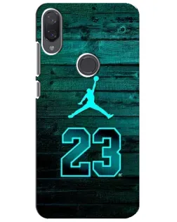 Чехол для Xiaomi Mi Play с картинкой «Jordan Cyan 23»