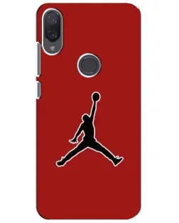 Чехол для Xiaomi Mi Play с картинкой «Jordan Red Back»