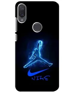 Чехол для Xiaomi Mi Play с картинкой «Jordan Neon Blue»