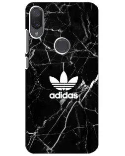 Чехол для Xiaomi Mi Play с картинкой «Белый мрамор Adidas»
