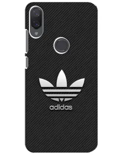 Чехол для Xiaomi Mi Play с картинкой «Adidas Карбоновая текстура»