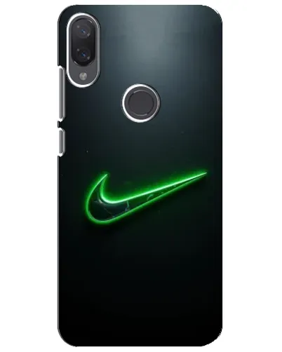 Чехол для Xiaomi Mi Play с картинкой «Неоновый контур Nike»