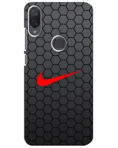 Чехол для Xiaomi Mi Play с картинкой «Nike — карбоновая сетка»