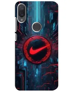 Чехол для Xiaomi Mi Play с картинкой «Техногенный стиль Nike»