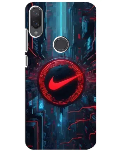 Чехол для Xiaomi Mi Play с картинкой «Техногенный стиль Nike»