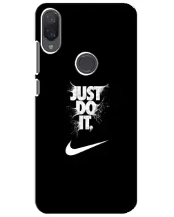 Чехол для Xiaomi Mi Play с картинкой «Текстовый принт Nike»