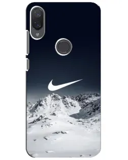 Чехол для Xiaomi Mi Play с картинкой «Nike — зимние горы»