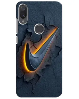 Чехол для Xiaomi Mi Play с картинкой «Объемный логотип Найк»