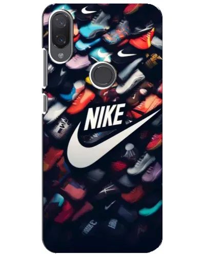 Чехол для Xiaomi Mi Play с картинкой «Коллекция кроссовок Nike»