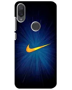 Чехол для Xiaomi Mi Play с картинкой «Синий пульс Nike»