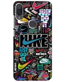 Чехол для Xiaomi Mi Play с картинкой «Яркий коллаж Nike»