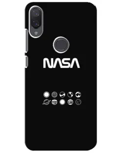 Чехол для Xiaomi Mi Play с картинкой «NASA — технический принт»