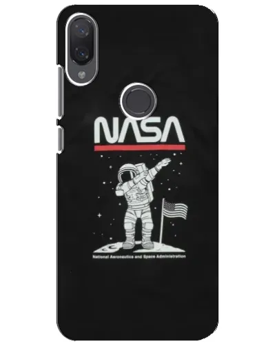 Чехол для Xiaomi Mi Play с картинкой «NASA — шагаем по Луне»