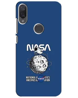 Чехол для Xiaomi Mi Play с картинкой «NASA — лунная миссия»