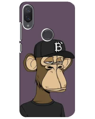Чехол для Xiaomi Mi Play с картинкой «Bored Ape в кепке»