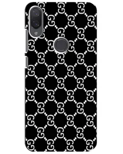 Чехол для Xiaomi Mi Play с картинкой «Gucci — сетчатый паттерн»