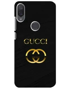 Чехол для Xiaomi Mi Play с картинкой «Золотой логотип Gucci»