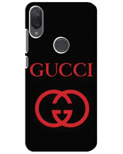 Чехол для Xiaomi Mi Play с картинкой «Gucci — красный логотип»