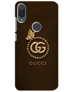 Чехол для Xiaomi Mi Play с картинкой «Gucci — золотая бабочка»