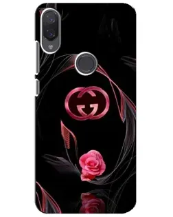 Чехол для Xiaomi Mi Play с картинкой «Gucci — неоновая роза»