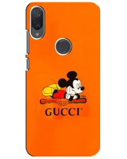 Чехол для Xiaomi Mi Play с картинкой «Микки Маус Gucci — оранж» Чехол для Xiaomi Mi Play с картинкой «Микки Маус Gucci — оранж»