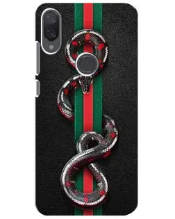 Чехол для Xiaomi Mi Play с картинкой «Gucci — змея на полосе» Чехол для Xiaomi Mi Play с картинкой «Gucci — змея на полосе»