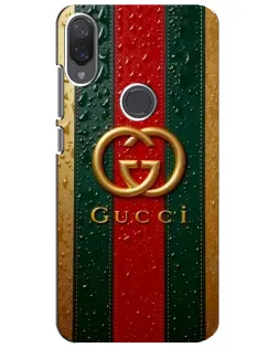 Чехол для Xiaomi Mi Play с картинкой «Gucci — фирменная полоса и золото» Чехол для Xiaomi Mi Play с картинкой «Gucci — фирменная полоса и золото»