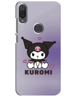 Чехол для Xiaomi Mi Play с картинкой «Kuromi — фиолетовый арт»