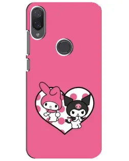 Чехол для Xiaomi Mi Play с картинкой «Kuromi и My Melody»