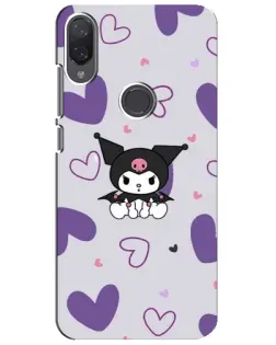 Чехол для Xiaomi Mi Play с картинкой «Kuromi и лавандовые сердца»
